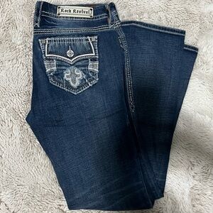 ROCK REVIVAL: Cyndee Straight Leg Jeans (NWOT)